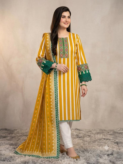 Printed Lawn 3-Piece Suit