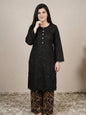 Black Chikankari Lawn 2-Piece Suit