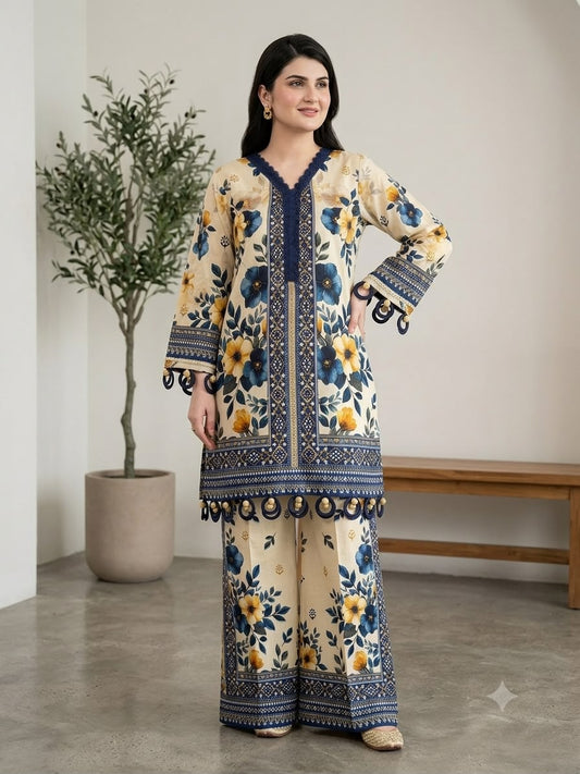 Heritage Studio – 3-Piece Printed Lawn Suit